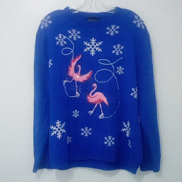 Alex Stevens Sweaters - Alex Stevens blue knit Christmas sweater